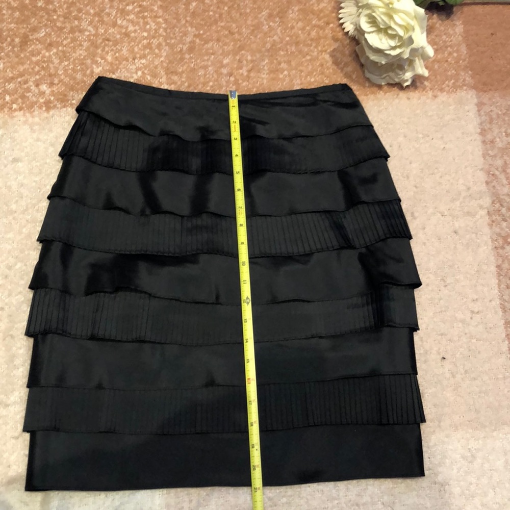 Calvin Klein Satin Ruffle Skirt - Picture 4 of 5